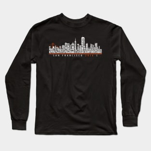 Buster Posey Skyline - Long Sleeve T-Shirt